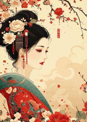 Geisha Japanese Samurai 