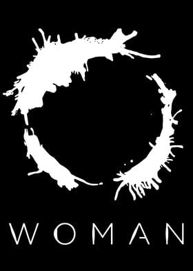 text woman minimalist