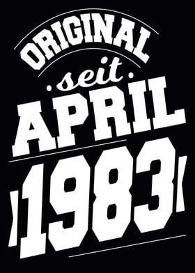 April 1983 41 Jahre