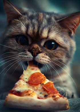 Cute Pizza Kitty Cat