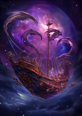 Fantasy Pirate Ship Space