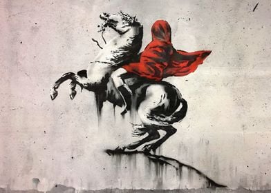 Banksy Napoleon on Horse