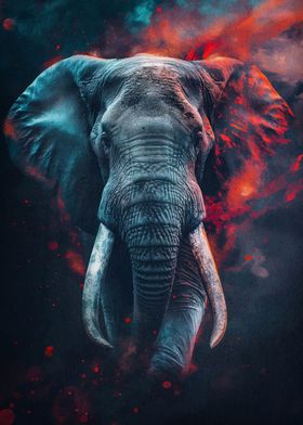 Elephant Colorful