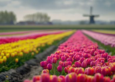 Netherlands Tulip Fields