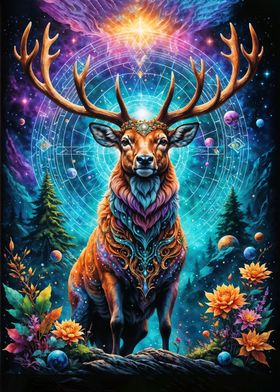 Crowned Deer of Universe