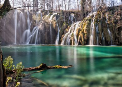 Lakes Croatia Waterfall