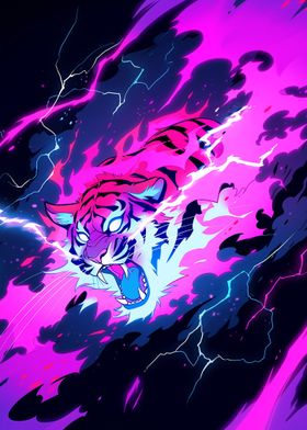 Electric Lightening Tiger