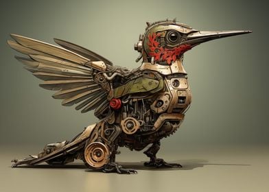 Steampunk Mechanical Bird