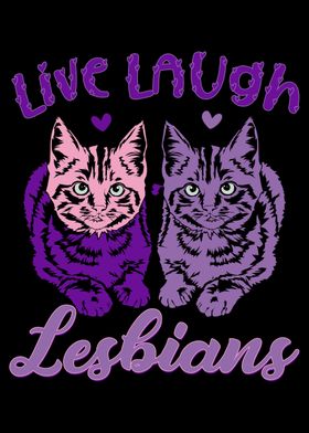 Lesbians Cat LGBT Parade