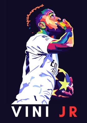 Vinicius JR Wpap Pop Art