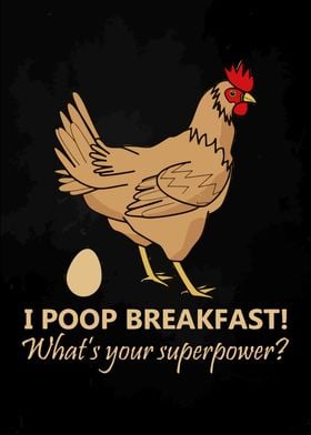 I Poop Breakfast