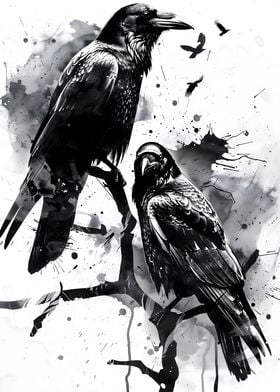 Fantasy Ravens Ink