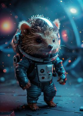 Hedgehog Space Astronaut