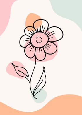 Floral Flower Poster