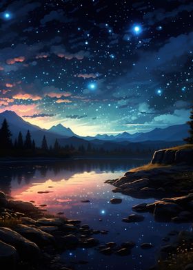 Beautiful night sky