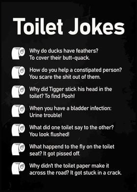 Toilet Joke Funny Bathroom