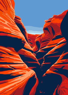 Antelope Canyon Travel Art