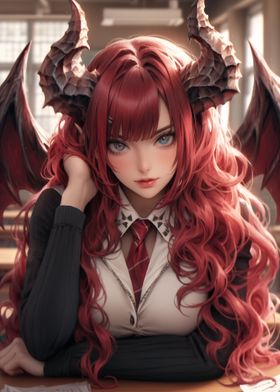 Dragon Demon School Girl
