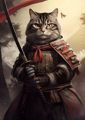 samurai cat