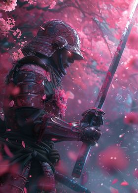 Japanese Samurai Sakura