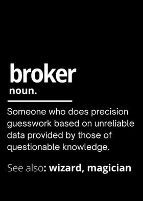 broker funny definition