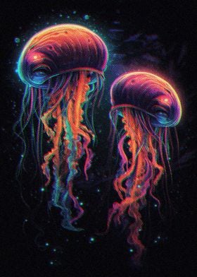 Abstract Jellyfish