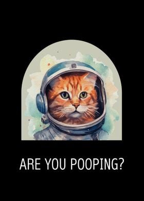 funny Astronaut Cat