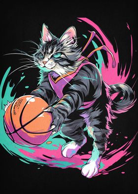 Cat Basketball Sports