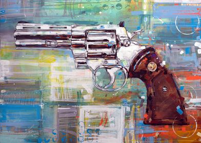 Revolver painting 