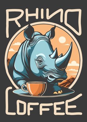 Rhino and Coffee