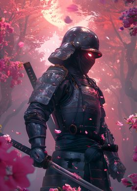 Japanese Samurai Sakura