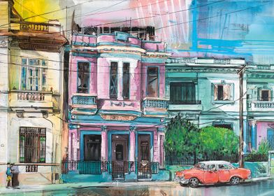 Havana Cuba painting