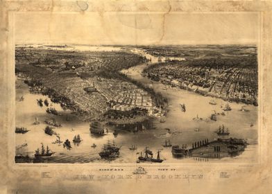 New York and Brooklyn 1851