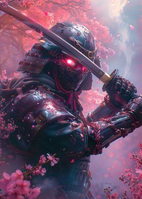 Japanese Samurai Sakura