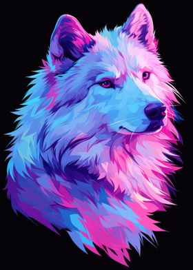 Dog Animal Neon Pet Friend