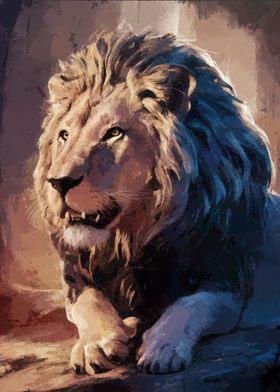 Lion artwork