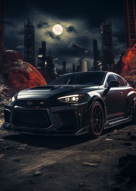 Black Nissan GTR 35