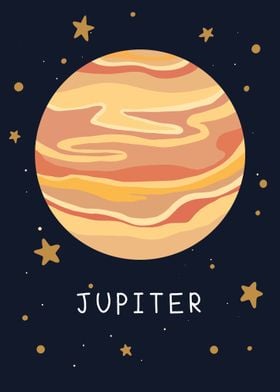 Jupiter space illustration