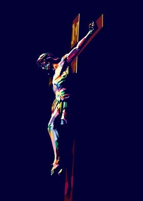 Crucifix Pop Art