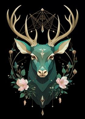 Geometric Deer