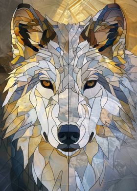 Wild Wolf Animal Gold