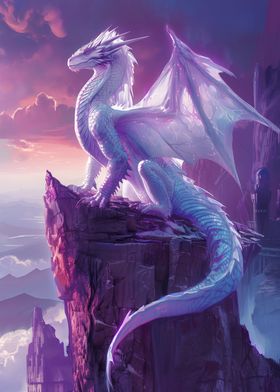 Majestic White dragon