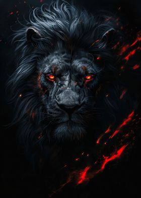 evil black lion king