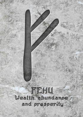 Fehu Rune Symbol