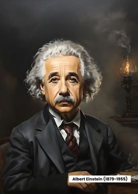 Albert Einstein Painting