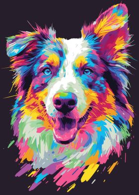 Dog Animal Neon Pet Friend