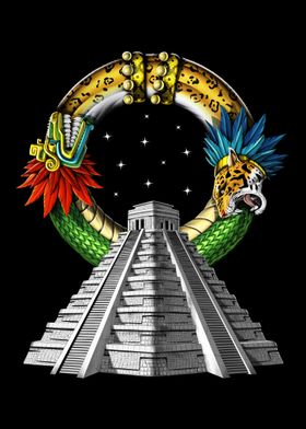 Ancient Aztec Pyramid