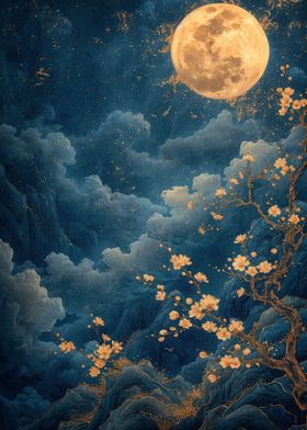 Cherry Blossom Moon