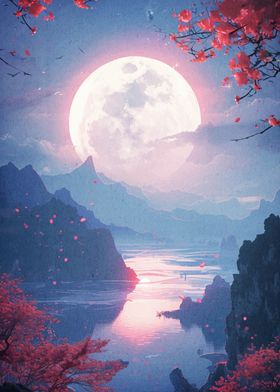 Cherry Blossom Moon