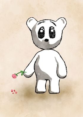 Teddy with Rose